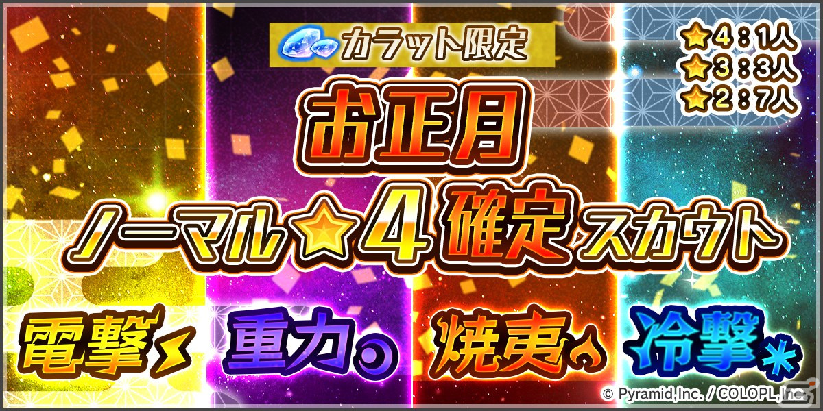 「アリス・ギア・アイギス」最大55回分の無料スカウトや★4キャラ確定スカウトなど「お正月アップデート」開催中！の画像