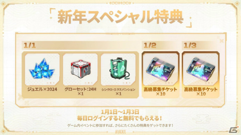 「勝利の女神：NIKKE」紅蓮：ブラックシャドウの期間限定募集が実施中！高級募集チケットなど全員配布の新年プレゼントもの画像4