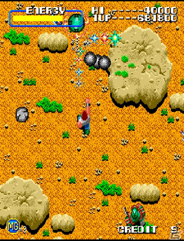 1986年発売のACT「アーケードアーカイブス マイティガイ」が1月4日に配信!強力なサイコガン攻撃で敵を討ての画像
