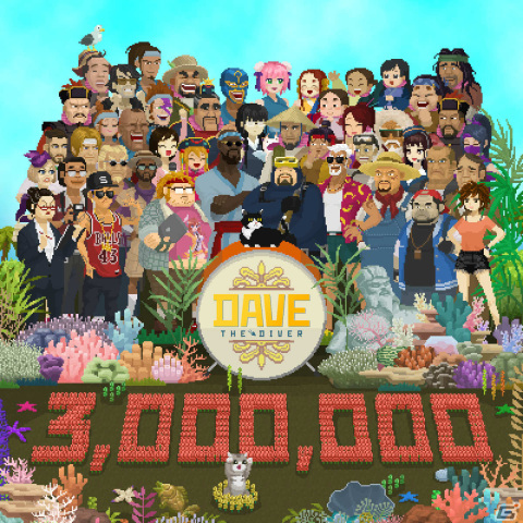 「デイヴ・ザ・ダイバー」の世界販売本数が300万本を突破！Steamアワード2023では“ゆったり座ってリラックス賞”を受賞の画像1