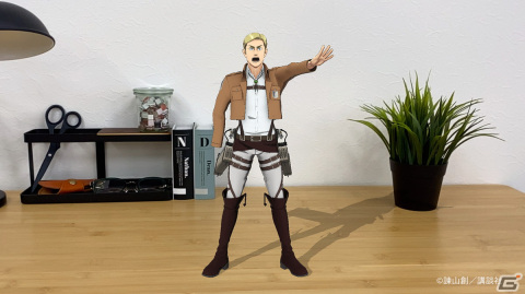 「進撃の巨人」リヴァイとエルヴィンの等身大デジタルフィギュアがQuest 3対応のMRアプリ「HoloModels」に対応！の画像12
