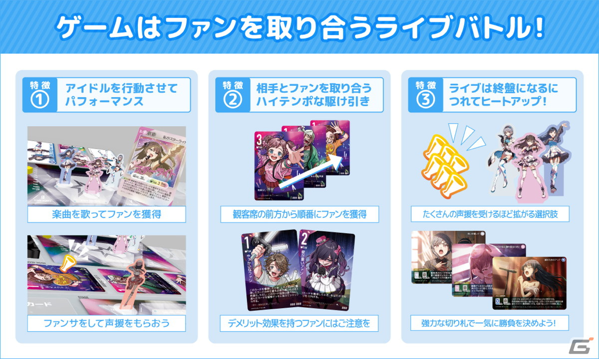 NO.1アイドルユニットを目指す対戦カードゲーム「アイドルアライブ」が1月11日より先行販売！ライブを盛り上げてファンを獲得しようの画像