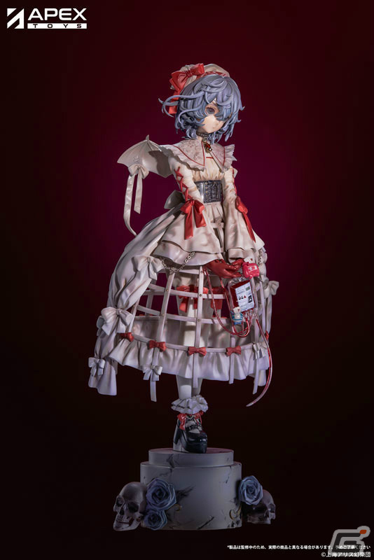「東方Project」レミリアがイラストレーター・夜汽車氏の描き下ろしイラストを元に立体化！の画像