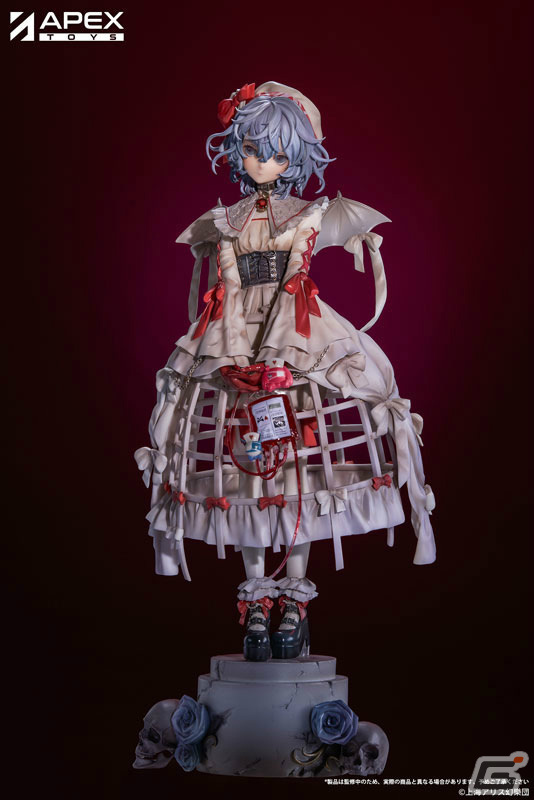 「東方Project」レミリアがイラストレーター・夜汽車氏の描き下ろしイラストを元に立体化！の画像