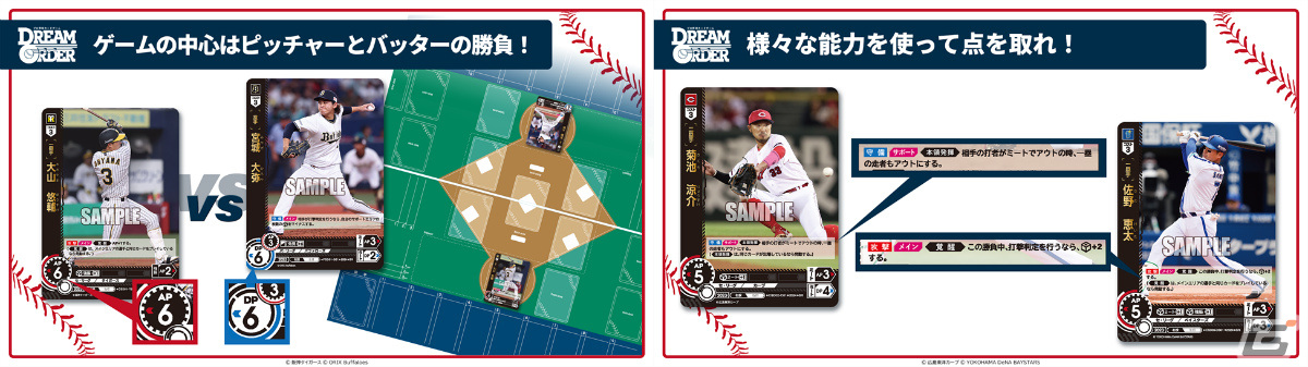 ブシロードが新作TCG「プロ野球カードゲーム DREAM ORDER」を発表!自分だけのドリームオーダーで勝利をつかみ取ろうの画像