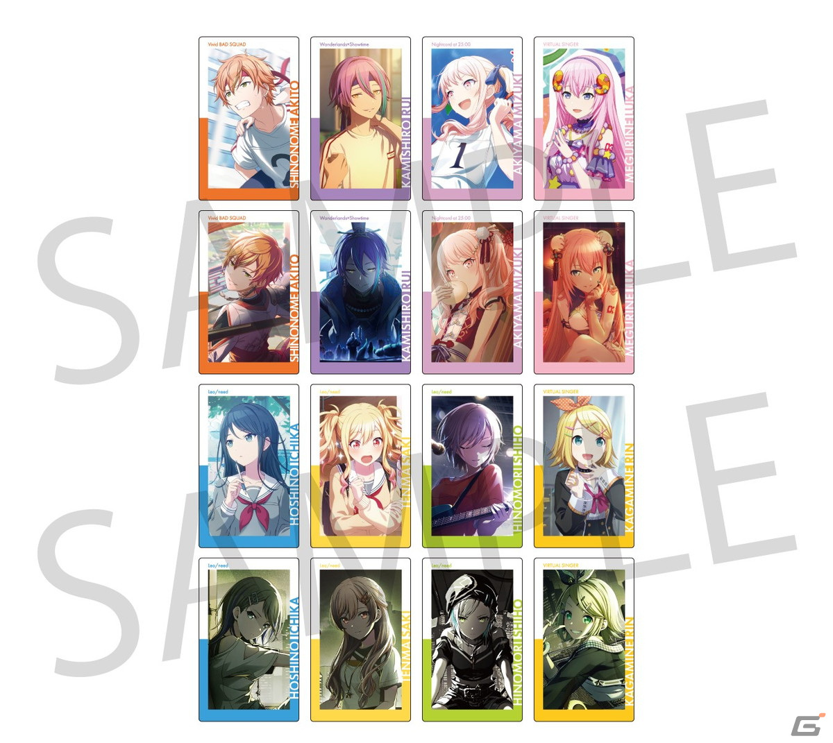 プロセカ」新グッズの予約が開始！「アクリルバナーバッジコレクション