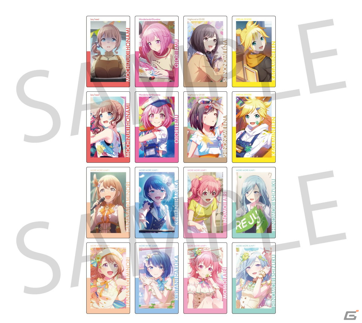 プロセカ」新グッズの予約が開始！「アクリルバナーバッジコレクション