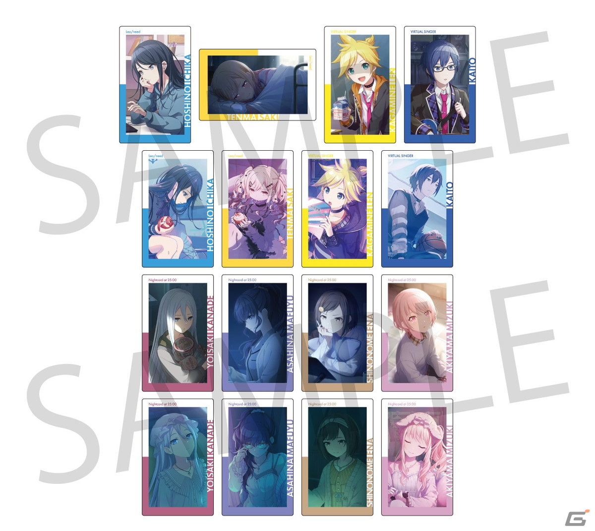 プロセカ」新グッズの予約が開始！「アクリルバナーバッジコレクション