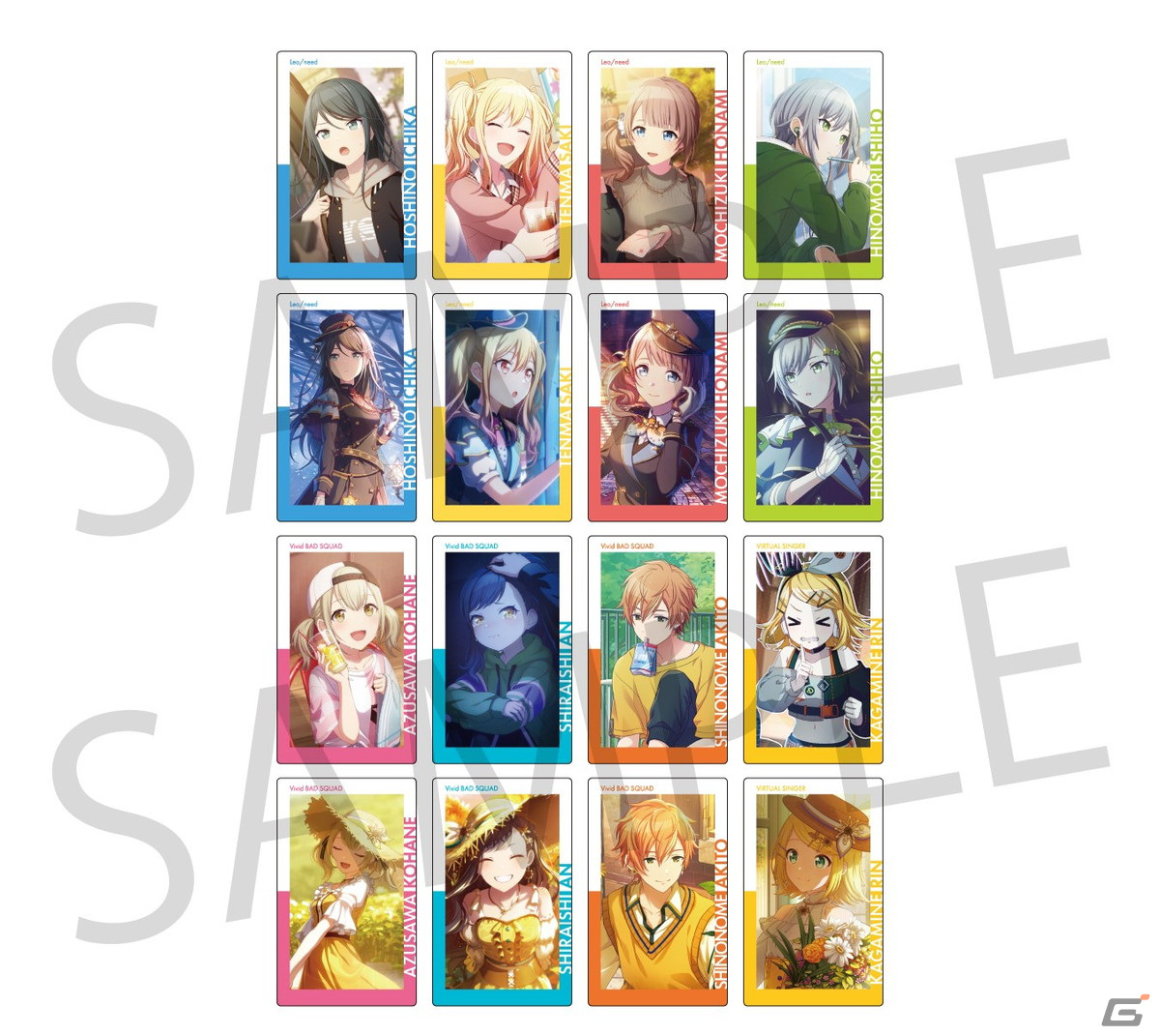 プロセカ」新グッズの予約が開始！「アクリルバナーバッジコレクション