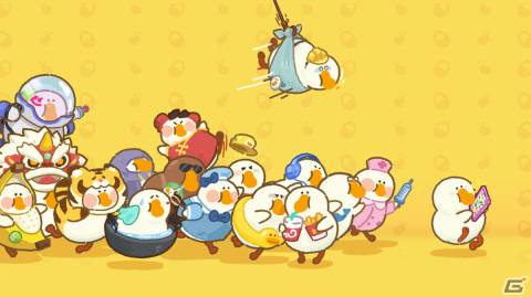 癒し系マージパズルゲーム「ぽちゃガチョ！」のiOS向けクローズドβテストの参加者募集が開始！の画像1