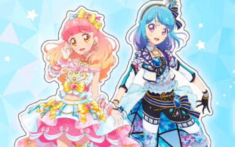 「アイカツフレンズ！」「アイカツオンパレード！」より缶バッジやアクスタなどのグッズが登場！