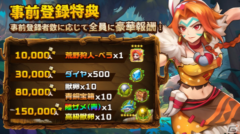 「ネオリシック・バトル」の事前登録者数が3万人を突破！レアキャラ「荒野狩人・ベラ」やダイヤの配布が確定にの画像3