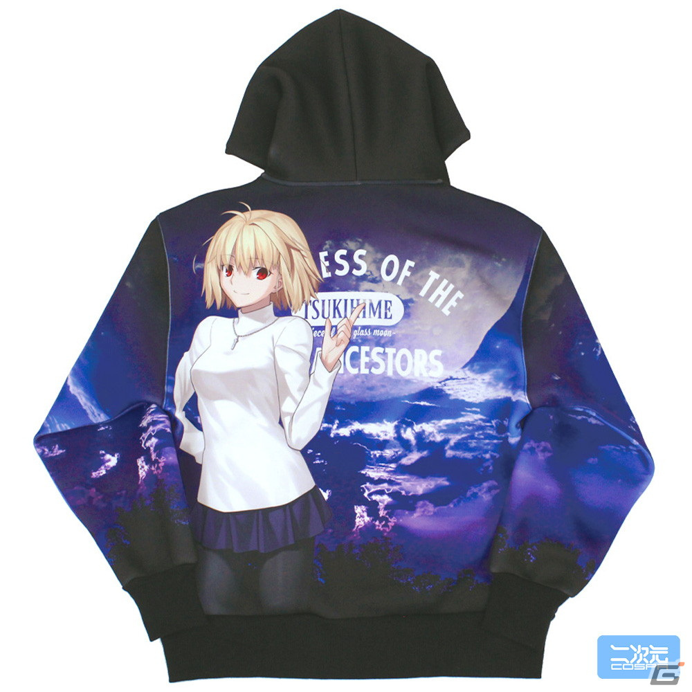 「月姫 -A piece of blue glass moon-」からアルクェイドのフルグラフィックジップパーカーが初回生産のみの限定品で登場！予約受付が実施中の画像2