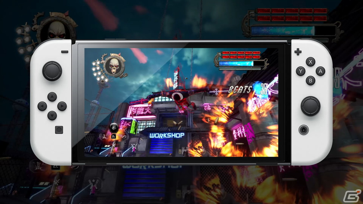 死から蘇ったグレイヴの戦いを描くスタイリッシュACT「GUNGRAVE G.O.R.E」のSwitch版が発売！の画像