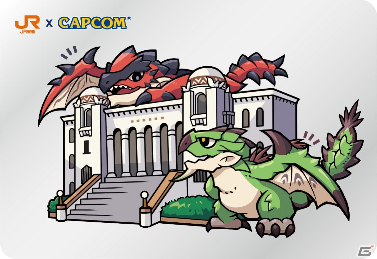 カプ旅　ステッカー　カプコン　JR 東海　愛知　CAPCOM カード CAPCOM TRIP TOKAI｜カプ旅ステッカー