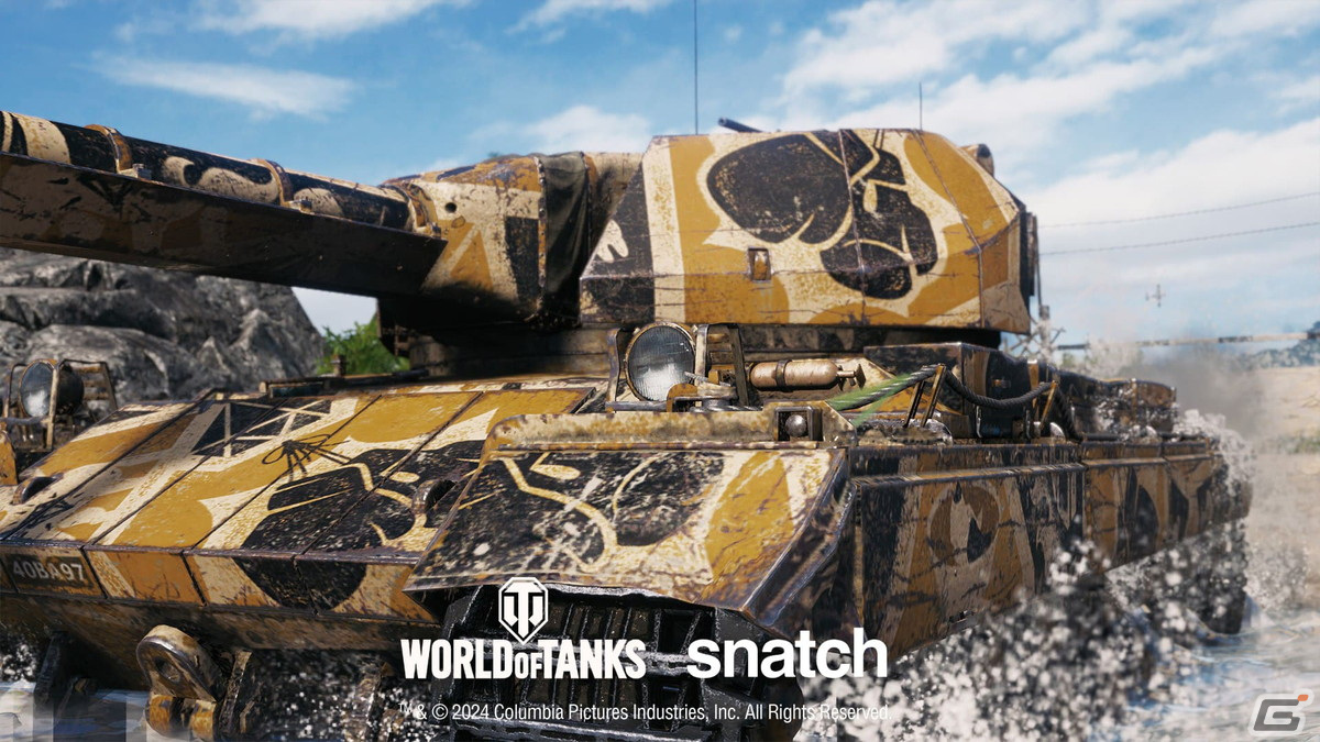 「World of Tanks」＆「World of Tanks Blitz」にて2000年代の名作クライムコメディ映画「スナッチ」とのコラボが開始！の画像