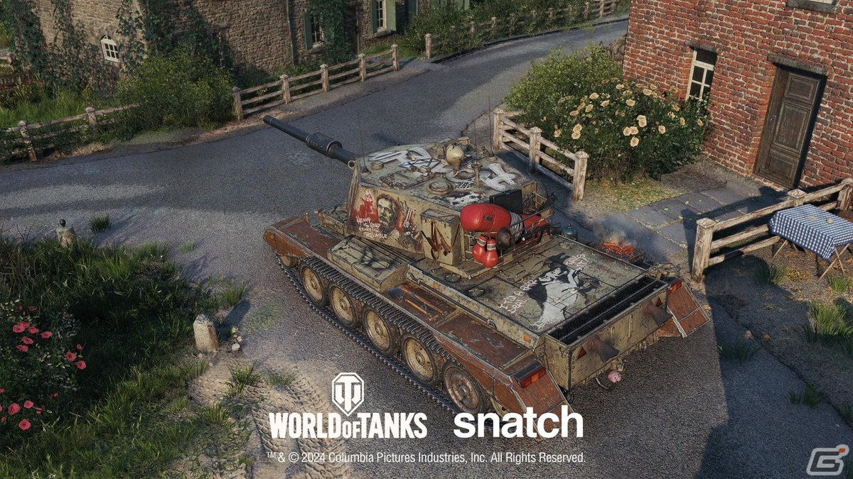 「World of Tanks」＆「World of Tanks Blitz」にて2000年代の名作クライムコメディ映画「スナッチ」とのコラボが開始！の画像