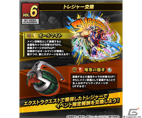 「グラブル」×「ヒロアカ」コラボの詳細が発表！イベント参加で緑谷出久、爆豪勝己を仲間にしようの画像7