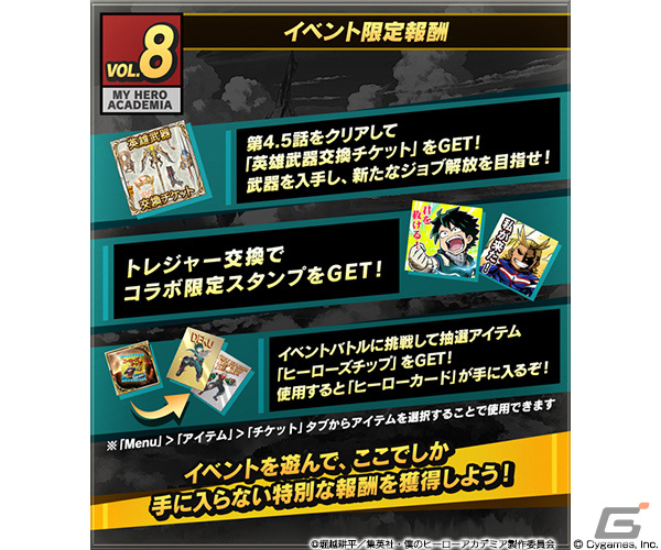 「グラブル」×「ヒロアカ」コラボの詳細が発表!イベント参加で緑谷出久、爆豪勝己を仲間にしようの画像