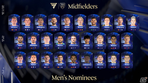 「EA SPORTS FC 24」で年間最優秀イレブンの投票が受付中！日本人からは三笘選手・久保選手が候補に、初の女性イレブンも選出の画像4