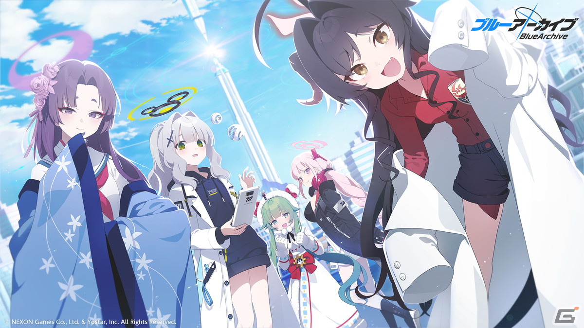 ブルアカ」3周年キービジュアルとカスミ（CV：上坂すみれ）やユカリ