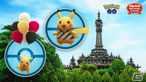 「Pokémon GO」イベント「Pikachu's Indonesia Journey」がインドネシア・バリ島で3月2日・3日に実施！の画像1
