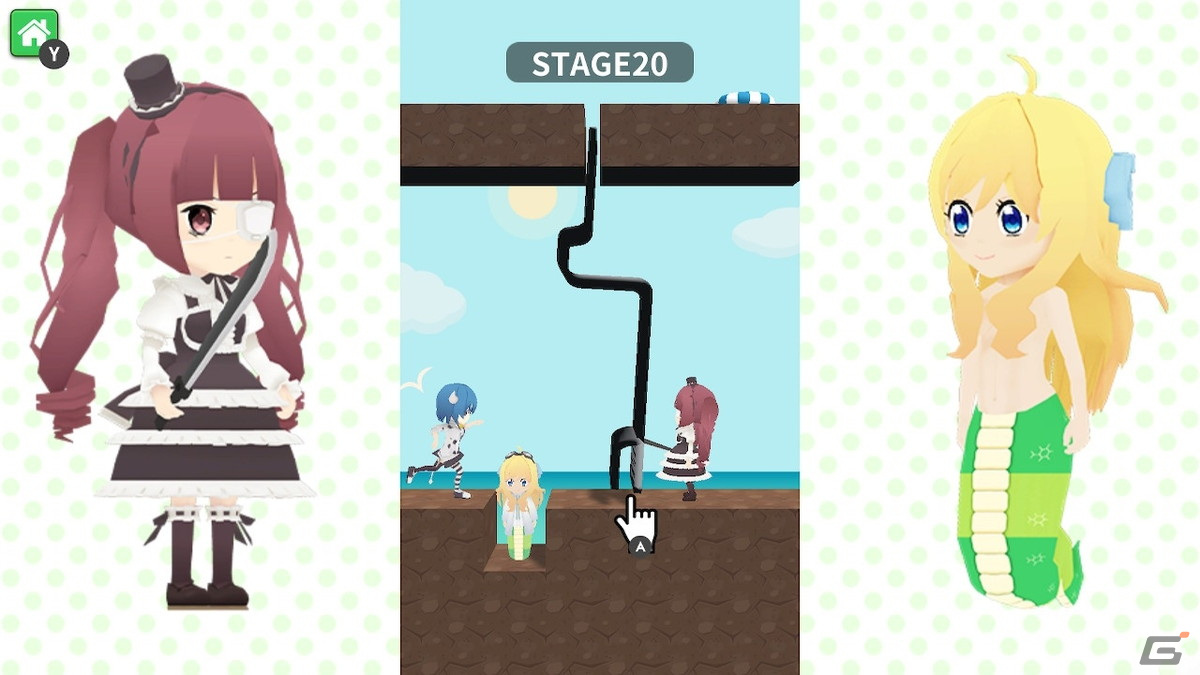 アニメ公式カジュアルゲーム「救え！邪神ちゃんドロップキック」の