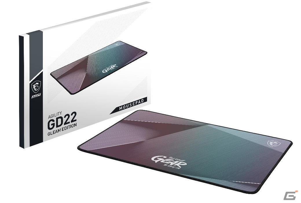 MSI、表面に特殊加工を施し滑らかさが向上したゲーミングマウスパッド「AGILITY GLEAM EDITION」を1月19日に発売!の画像