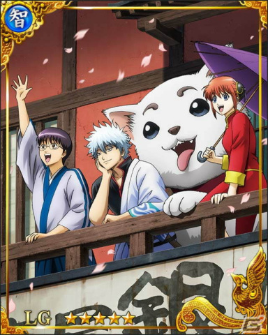 「戦国炎舞 -KIZNA-」に坂田銀時や新八＆神楽が登場！アニメ「銀魂」とのコラボレーション企画が開始の画像