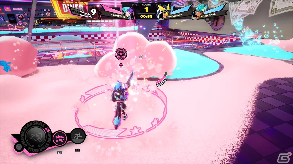 対戦アワパーティシューター「FOAMSTARS」が2月に発売＆PSフリープレイで登場！新マップやルールを先行体験の画像9