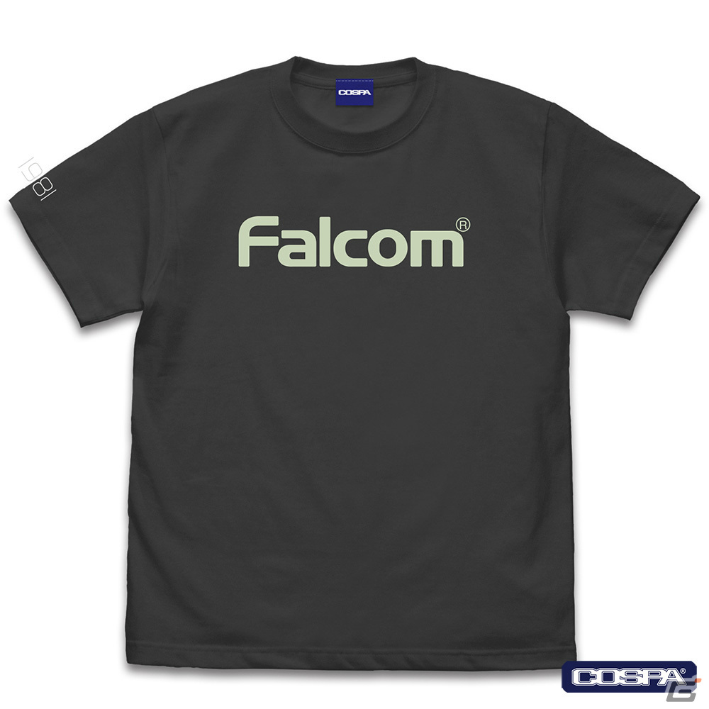 日本ファルコムのロゴTシャツが暗闇で光る限定verで登場！袖には設立年である1981をデザインの画像