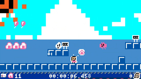 「わわねこのしま」のSteamストアページが公開！おにぎりをほおばってみんなと仲良くするジャンプアクションの画像