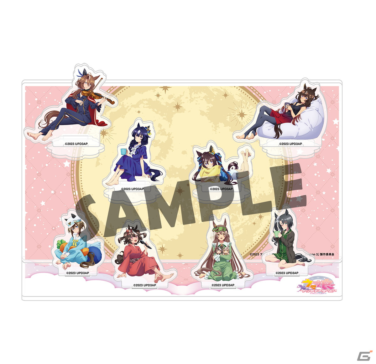 アニメ「ウマ娘 プリティーダービー Season 3」部屋着衣装の描き下ろし