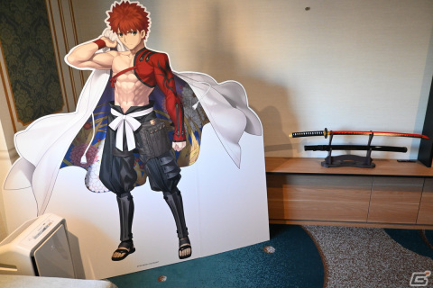 「FGO」サンシャインシティプリンスホテルとのコラボの内覧会をレポート！村正やオベロンたちを身近に感じられるコンセプトルームが登場の画像25