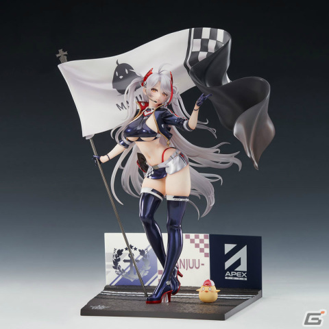 「アズレン」プリンツ・オイゲンがスキン「ファイナル・ラップ」の姿でフィギュア化！今回のためのオリジナルポージングで登場の画像2