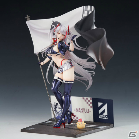 「アズレン」プリンツ・オイゲンがスキン「ファイナル・ラップ」の姿でフィギュア化！今回のためのオリジナルポージングで登場の画像3