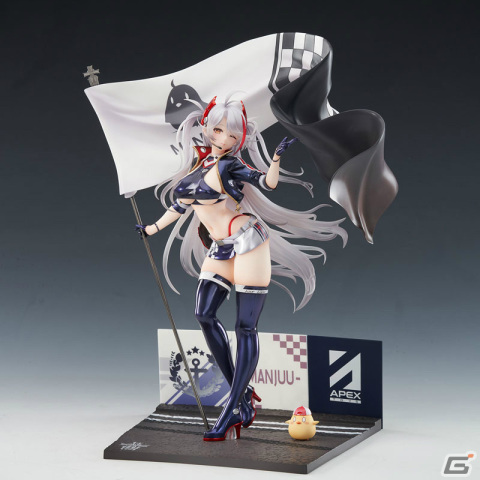 「アズレン」プリンツ・オイゲンがスキン「ファイナル・ラップ」の姿でフィギュア化！今回のためのオリジナルポージングで登場の画像9