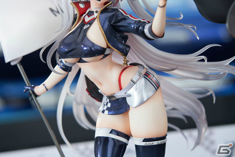 「アズレン」プリンツ・オイゲンがスキン「ファイナル・ラップ」の姿でフィギュア化!今回のためのオリジナルポージングで登場の画像