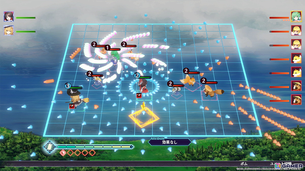 「東方スペルカーニバル」は判断力と思考力が試される新感覚弾幕タクティクスRPG！バトルシステム情報や“ゆっくり解説動画”が公開の画像