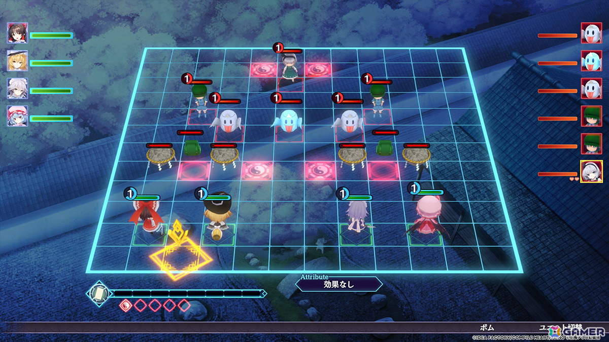 「東方スペルカーニバル」は判断力と思考力が試される新感覚弾幕タクティクスRPG！バトルシステム情報や“ゆっくり解説動画”が公開の画像
