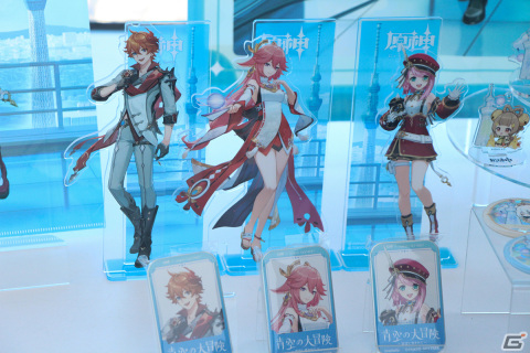 「原神」と東京スカイツリーがコラボした「青空の大冒険~雷霊に導かれて~」をレポート!全キャラが並んだ天望回廊は圧巻の画像