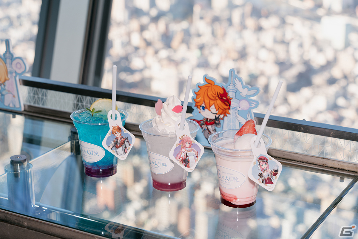 「原神」と東京スカイツリーがコラボした「青空の大冒険～雷霊に導かれて～」をレポート！全キャラが並んだ天望回廊は圧巻の画像21