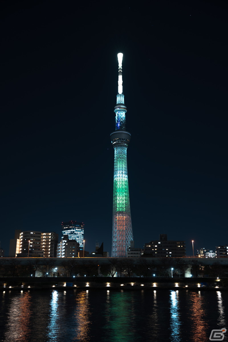 「原神」と東京スカイツリーがコラボした「青空の大冒険～雷霊に導かれて～」をレポート！全キャラが並んだ天望回廊は圧巻の画像40