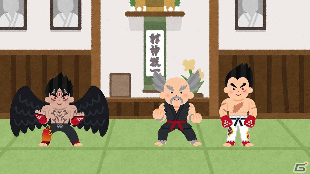「鉄拳」シリーズのストーリーを1分でざっくり紹介！描き下ろしイラストも使用されたいらすとやとのコラボ動画が公開の画像5