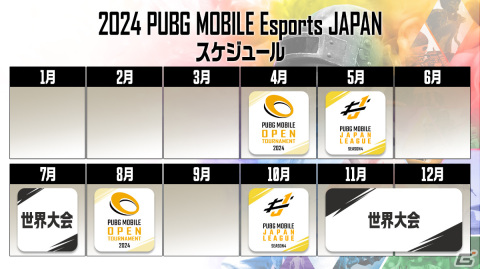「PUBG MOBILE JAPAN LEAGUE SEASON4」が4月に開幕！年間スケジュールも公開の画像2