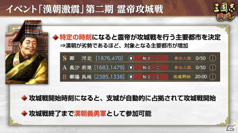 「三國志 覇道」法正、甘寧が新LR武将として登場！天賦1400のLR趙雲が登場の雲龍求賢令も実施の画像4