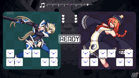 ダメージを受けるたびに服が爆散していく脱衣パズル×リズムアクション「ウィッチパズリズム」が2月15日にSwitchでリリース!の画像