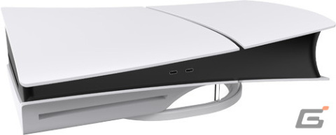 スタイリッシュな円形デザインで安定性を高めたPS5 slim専用横置きスタンドが4月中旬に発売！の画像3