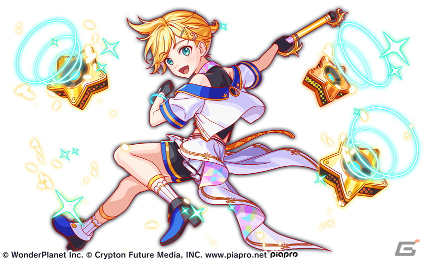 「クラッシュフィーバー」で初音ミクとのコラボが1月26日に開催!オリジナル曲がセットの初音ミクや鏡音リンが登場の画像
