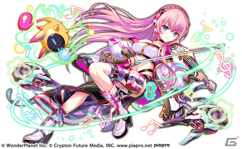 「クラッシュフィーバー」で初音ミクとのコラボが1月26日に開催!オリジナル曲がセットの初音ミクや鏡音リンが登場の画像